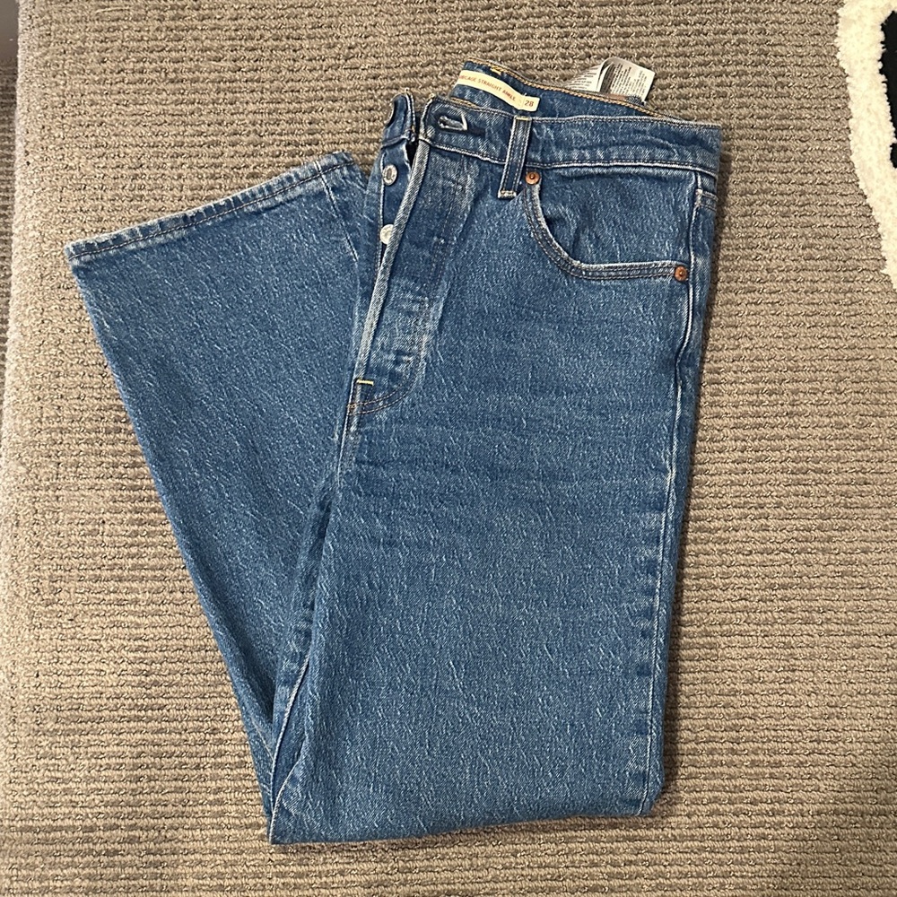 Levi's Ribcage Straight Ankle size 28
